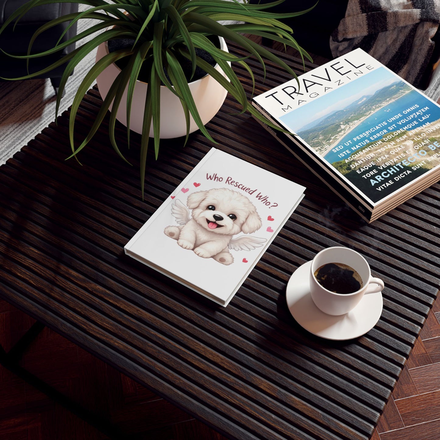 Who Rescued Who? White Fluffer Journal